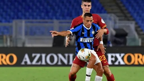 Alexis Sánchez tuvo un correcto partido ante la Roma