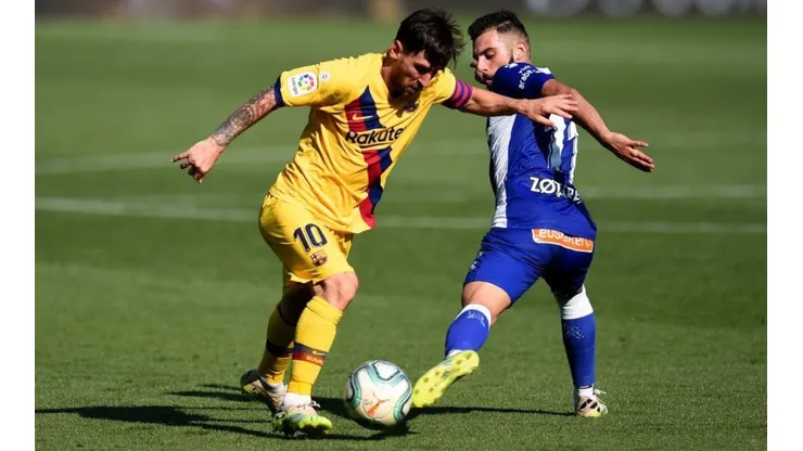 Lionel Messi se mostró tranquilo tras el final de la Liga