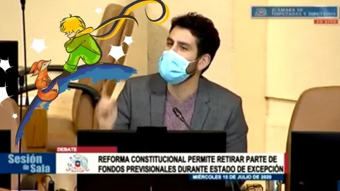 El diputado Ibáñez citó la obra El Principito de manera sarcástica.