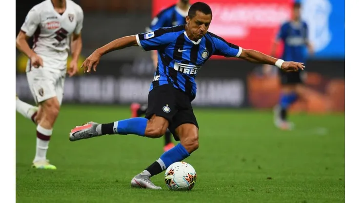 Alexis Sánchez otra vez jugó un partido a gran nivel en Inter