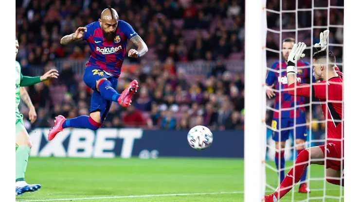 Arturo Vidal lleva ocho goles y tres asistencias en Barcelona, a falta de tres partidos para el término de La Liga de España