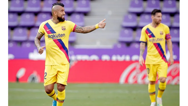 Arturo Vidal, figura en el Barcelona ante el Valladolid