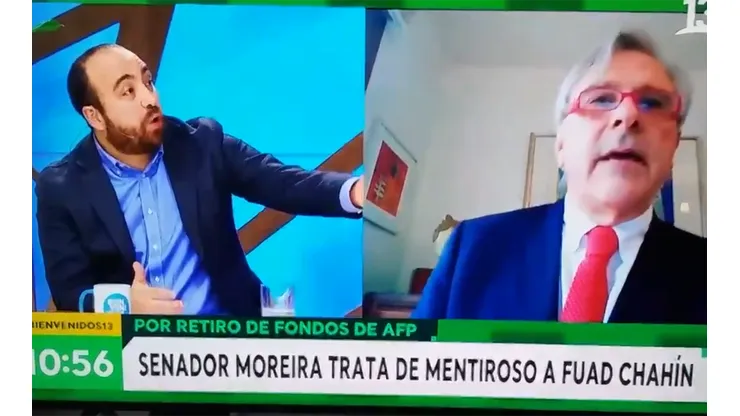 Iván Moreira y Fuad Chahín tuvieron un debate caliente en Bienvenidos.