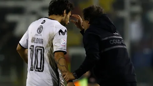 Jorge Valdivia junto a Mario Salas en Colo Colo