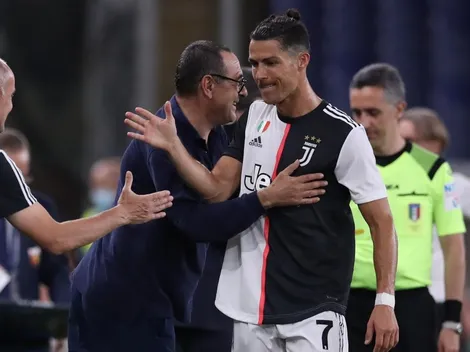 Video: CR7 y su gesto que confirma que no le cree a Sarri