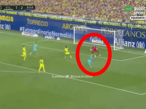 Vidal se pierde un gol cantado para el Barcelona