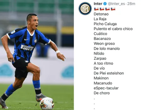 Inter en Twitter: "Alexis es bacán, nítido, zarpado, de choro"