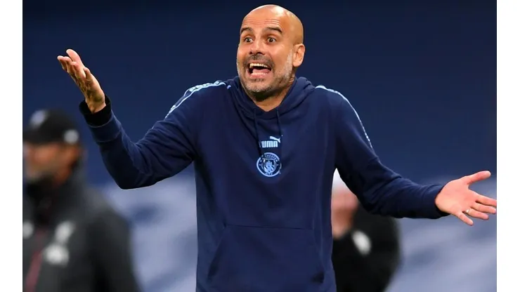 La particular forma de Guardiola para explicar la derrota de Liverpool.