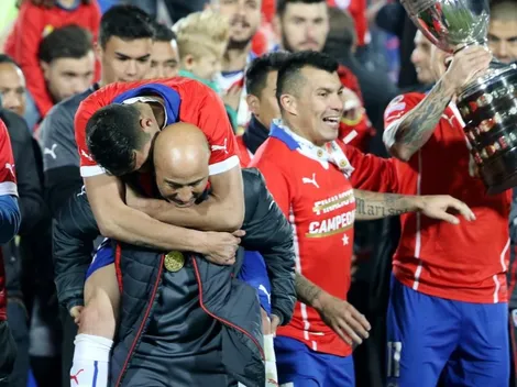 La emoción de Sampaoli tras ganar la Copa América con Chile