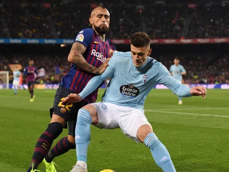 Ver EN VIVO Celta vs Barcelona de Arturo Vidal por la liga española