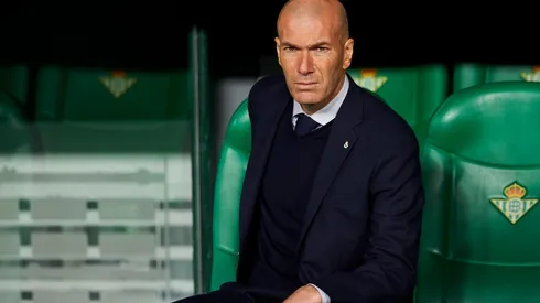 Zidane, DT del Real Madrid.