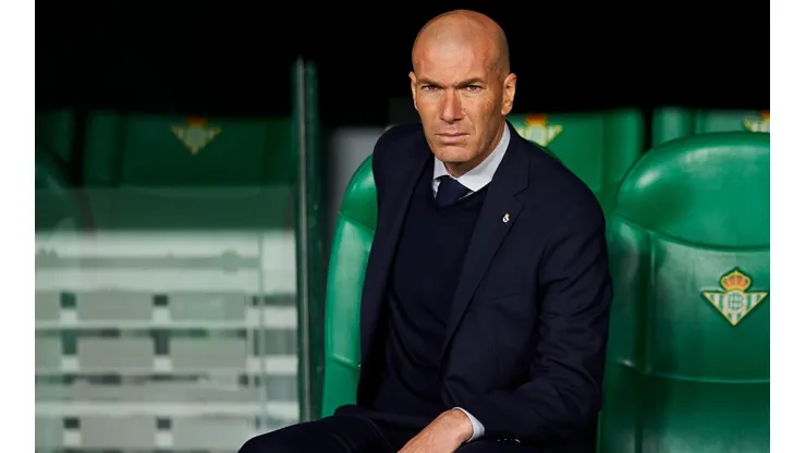 Zidane, DT del Real Madrid.