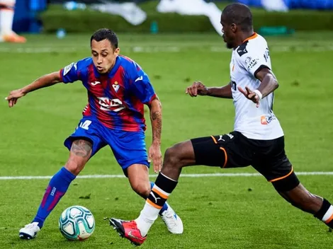 La emotiva despedida del Eibar a Fabián Orellana