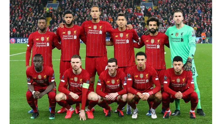 Formación del Liverpool campeón