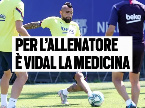 Vidal es "la medicina" de Conte tras guatazo del Inter