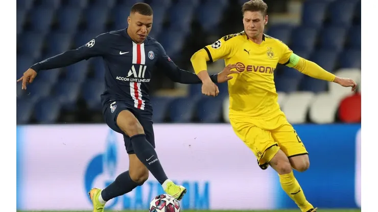 Kylian Mbappé ante el Dortmund por Champions League