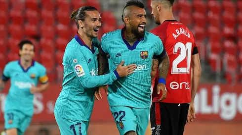 Arturo Vidal con el Barcelona buscan seguir en el liderato de la tabla de posiciones en España.