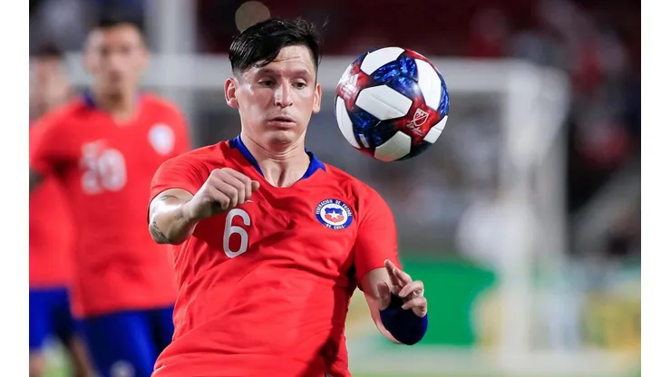 Alfonso Parot ante Argentina en amistoso de 2019