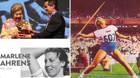 La chilena Marlene Ahrens se destacó entre la década del '50 y el '60 con un registro imbatible de ocho medallas en Sudamericanos de Atletismo, Juegos Panamericanos y Juegos Iberoamericanos.