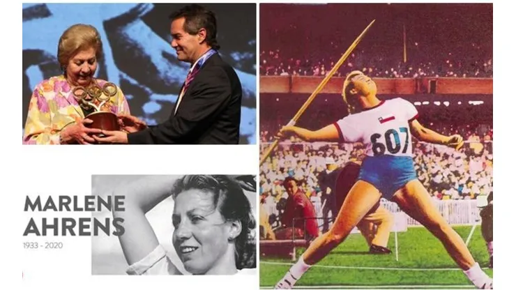 La chilena Marlene Ahrens se destacó entre la década del '50 y el '60 con un registro imbatible de ocho medallas en Sudamericanos de Atletismo, Juegos Panamericanos y Juegos Iberoamericanos.