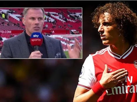 Carragher estalla contra David Luiz: "No hay futuro para él en el Arsenal"