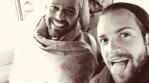 Ricky Matin y Pablo Alborán grabaron juntos en 2015.