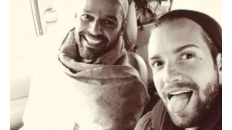 Ricky Matin y Pablo Alborán grabaron juntos en 2015.