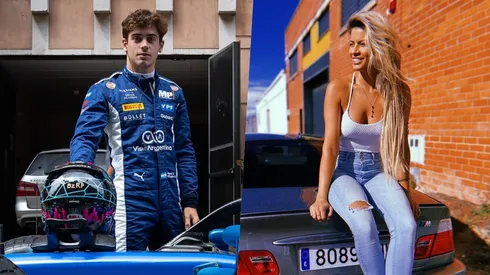 Colapinto no solo hace noticia en la pista.