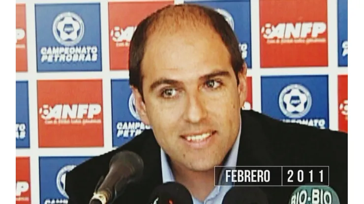 Sergio Jadue 9 años atrás, cuando aún estaba a cargo de la ANFP.