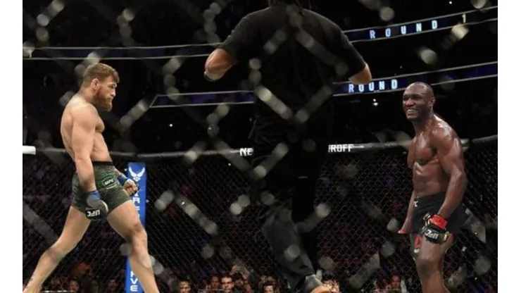 Kamaru Usman quiere pelear con Conor McGregor. De hecho, ha compartido imágenes como esta en sus redes sociales