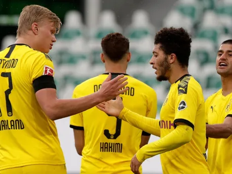 Milagro: Dortmund vence al Wolfsburgo sin goles de Haaland