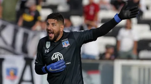 Agustín Orion en el arco de Colo Colo luego de su exitoso paso por el fútbol argentino