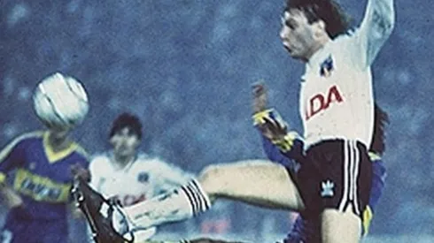 Marcelo Barticciotto estampó su firma en el histórico triunfo de Colo Colo sobre Boca Juniors