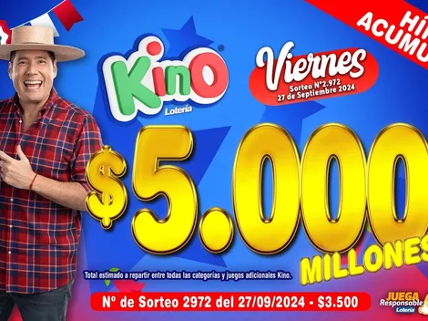 Resultados de Kino viernes 27 de septiembre