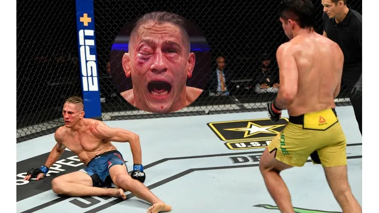 Tremendo gancho de Luque.