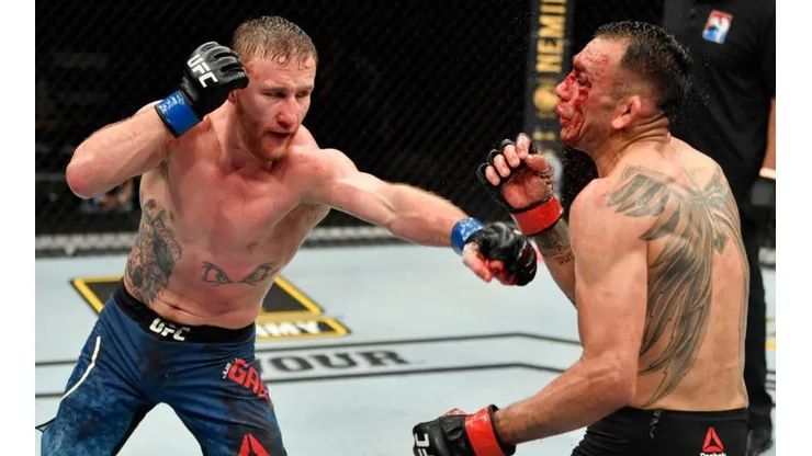 Justin Gaethje desfiguró el rostro de Tony Ferguson en el UFC 249