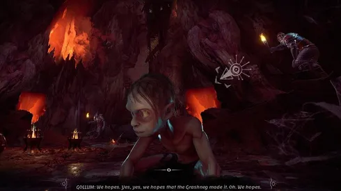 Gollum en la Tierra Media