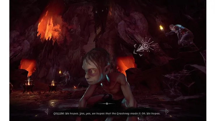 Gollum en la Tierra Media