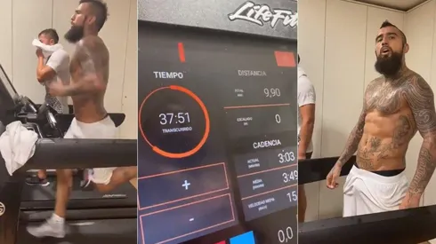 Arturo Vidal y su desafío de correr 10 kms