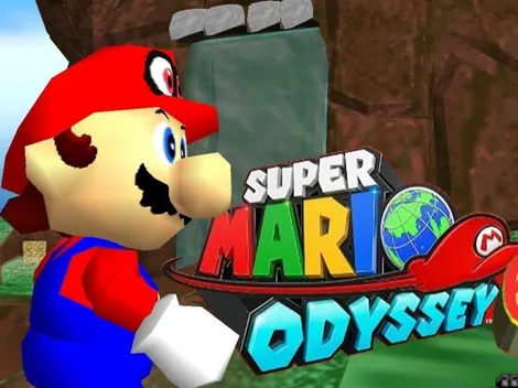 Recrean Super Mario Odyssey en el clásico Super Mario 64