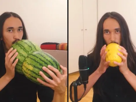 Video Viral: Youtuber sorprende tocando canción de Shrek con fruta