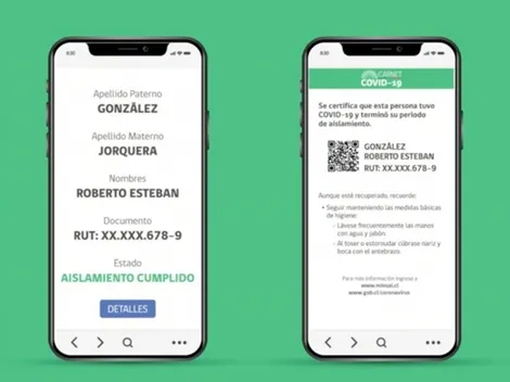 Carnet COVID-19: Así es el certificado para "recuperados" que entregará el Minsal