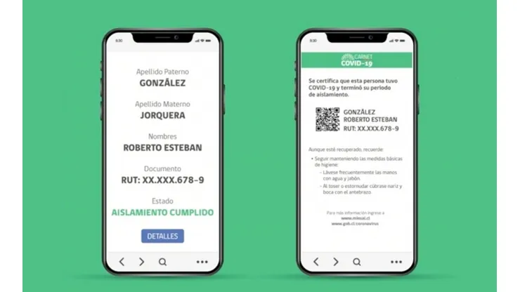 El Carnet Covid-19 se entregará de manera digital.