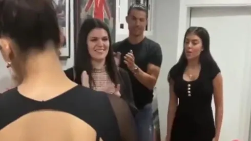 Cristiano festeja un cumpleaños.