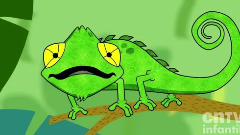 "Camaleón y las ciencias" es otro de los contenidos que se exhibirán en TV Educa Chile.