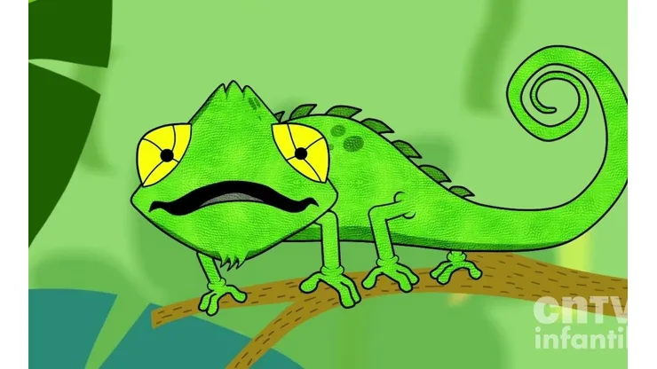 "Camaleón y las ciencias" es otro de los contenidos que se exhibirán en TV Educa Chile.