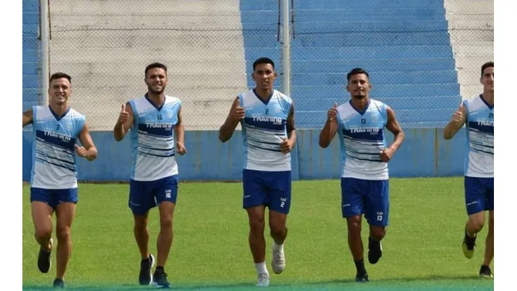 Entrenamiento de Racing de Córdoba