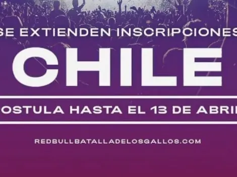 Batalla de los Gallos extiende las inscripciones en Chile hasta el 13 de abril