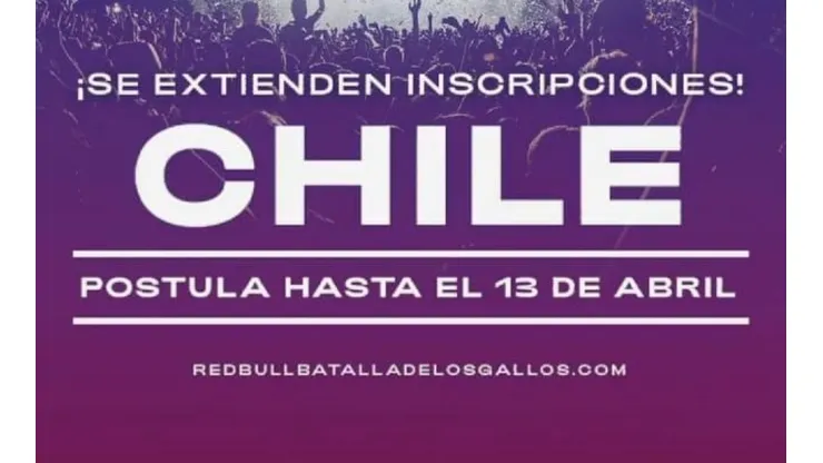 Inscripciones hasta el 13 de abril