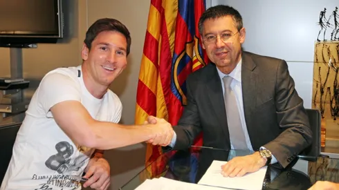 Messi quiere retirarse en el Barcelona